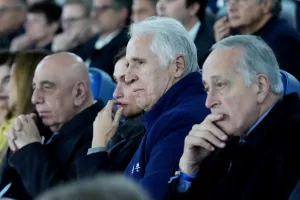 Adriano Galliani , Giovanni Malagò during the Frecciarossa Italian Cup 2025/2026 final soccer match between Lazio and Inter Milan at the Stadio Olimpico in Rome, Italy – May 13, 2026 Sport – Soccer (Photo by Spada/LaPresse) Adriano Galliani , Giovanni Malagò during the Frecciarossa Italian Cup 2025/2026 final soccer match between Lazio and Inter Milan at the Stadio Olimpico in Rome, Italy – May 13, 2026 Sport – Soccer (Photo by Spada/LaPresse)