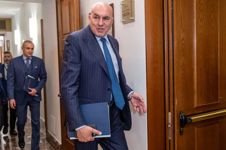 Il Ministro della Difesa Guido Crosetto in audizione davanti alle commissioni riunite Esteri e Difesa di Camera e Senato in merito alla partecipazione dell’Italia a ulteriori missioni internazionali per l’anno 2026. Senato, Roma Martedì 09 Giugno 2026  (photo by Mauro Scrobogna / LaPresse)

Defense Minister Guido Corsetto in a hearing  before the joint Foreign Affairs and Defense Committees of the Chamber of Deputies and the Senate, discussed Italy’s participation in further international missions for 2026. Senate, Rome Tuesday June 09 2026  (photo by Mauro Scrobogna / LaPresse)