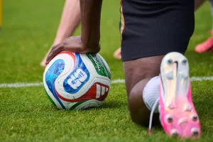 A FIFA soccer ball during a World Cup soccer training session in Toronto, Tuesday, June 9, 2026. (Sammy Kogan/The Canadian Press via AP) A FIFA soccer ball during a World Cup soccer training session in Toronto, Tuesday, June 9, 2026. (Sammy Kogan/The Canadian Press via AP)