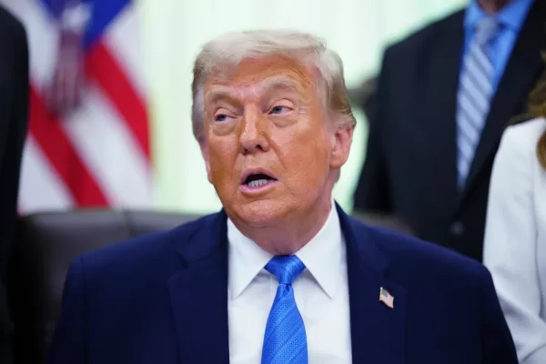President Donald Trump speaks in the Oval Office of the White House, Wednesday, June 10, 2026, in Washington. (AP Photo/Julia Demaree Nikhinson)
Associate Press/ LaPresse
Only Italy and Spain
Associate Press/ LaPresse
Only Italy and Spain President Donald Trump speaks in the Oval Office of the White House, Wednesday, June 10, 2026, in Washington. (AP Photo/Julia Demaree Nikhinson)
Associate Press/ LaPresse
Only Italy and Spain
Associate Press/ LaPresse
Only Italy and Spain