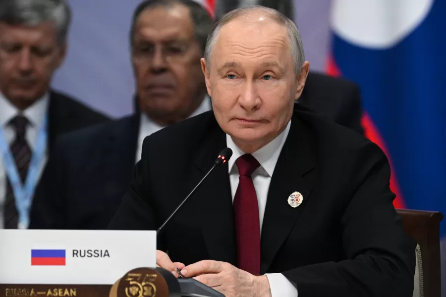 Russian President Vladimir Putin attends the Russia-ASEAN summit in Kazan, Russia, Thursday, June 18, 2026. (Kristina Solovyova/Sputnik, Kremlin Pool Photo via AP)





Associate Press/ LaPresse
Only Italy and Spain