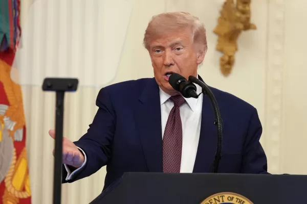 President Donald Trump speaks during a Medal of Honor ceremony in the East Room of the White House, Thursday, June 18, 2026, in Washington. (AP Photo/Jacquelyn Martin)





Associate Press/ LaPresse
Only Italy and Spain





Associate Press/ LaPresse
Only Italy and Spain