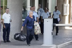 LÕEx Sindaco di Roma Gianni Alemanno esce dopo un anno e mezzo dal carcere di Rebibbia  accolto da militanti di varie formazioni di estrema destra Ñ RomaÑItalia Ñ Mercoled 24 Giugno 2026 – Politica – (foto di Cecilia Fabiano/ LaPresse) ,

Former Major of Rome leaving the Rebibbia Jail welcomed by militants from various far-right groupsÑ RomeÑ Italy , June 24 , Wednesday 2026 – Politics – (photo by Cecilia Fabiano/LaPresse)
