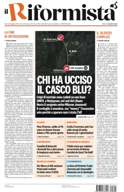 Quotidiano del 5 Giugno 2026