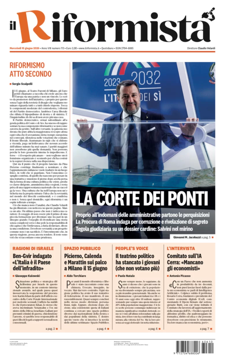 Quotidiano del 10 Giugno 2026