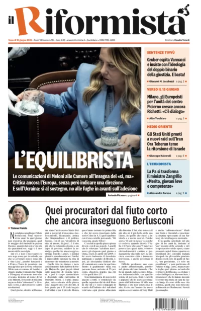 Quotidiano del 12 Giugno 2026