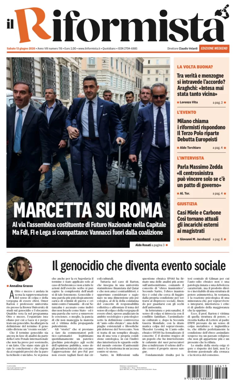 Quotidiano del 13 Giugno 2026