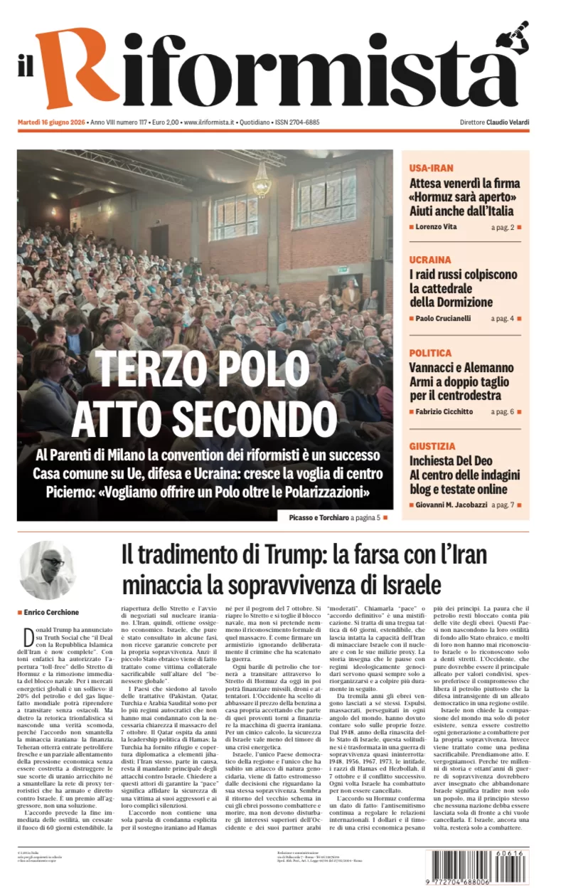 Quotidiano del 16 Giugno 2026