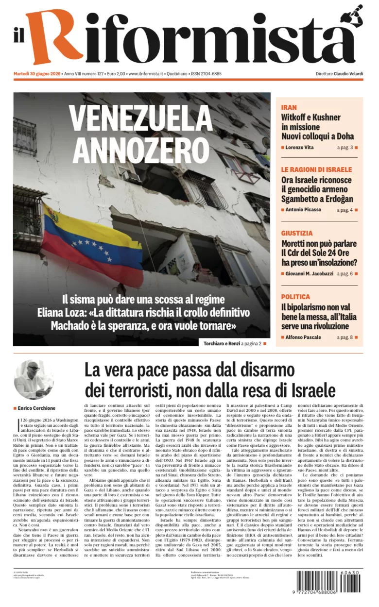 Quotidiano del 30 Giugno 2026