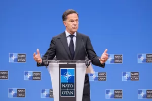 NATO Secretary General Mark Rutte speaks during a pre-ministerial media conference at NATO headquarters in Brussels, Wednesday, June 17, 2026. (AP Photo/Omar Havana)





Associate Press/ LaPresse
Only Italy and Spain