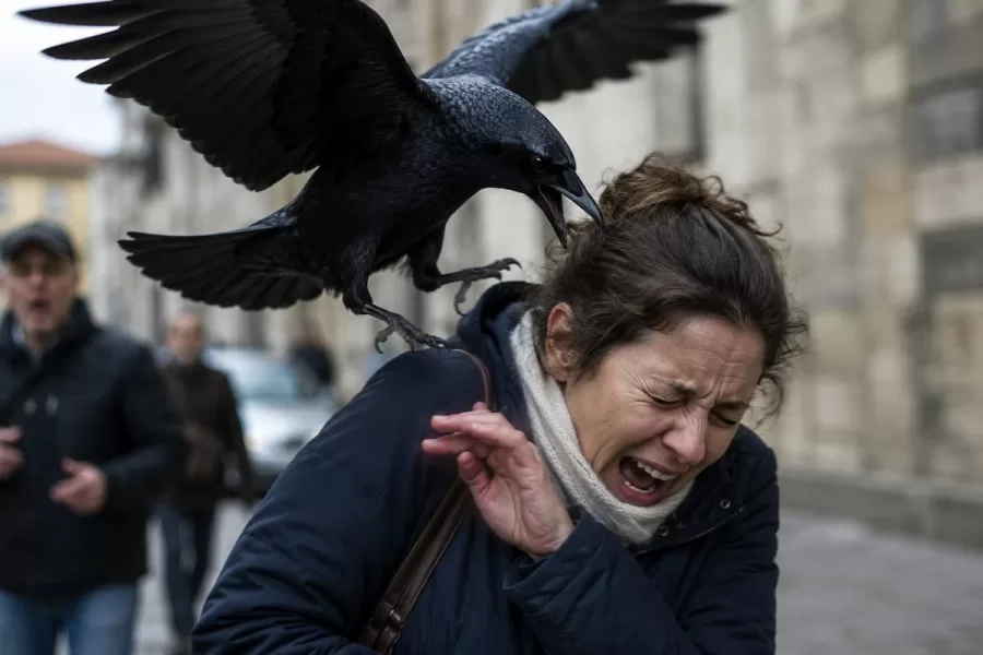 Attacchi della cornacchia aggressiva: tra beccate ai passanti e ordinanza di abbattimento la vicenda che fa discutere Pordenone