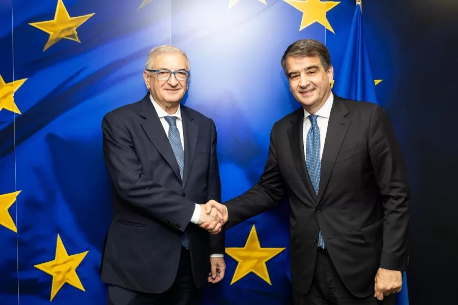 RAFFAELE FITTO VICEPRESIDENTE ESECUTIVO PER LA COESIONE E LE RIFORME COMMISSIONE EUROPEA TOMMASO FOTI, MINISTRO PNRR