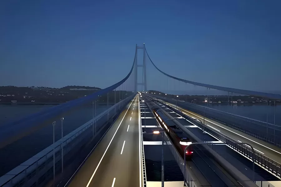 PONTE SULLO STRETTO DI MESSINA RENDERING PROGETTO PROGETTI