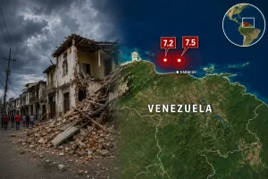 Terremoto devastante in Venezuela, due scosse in pochi minuti: morti e feriti. “La casa ci stava cadendo addosso”