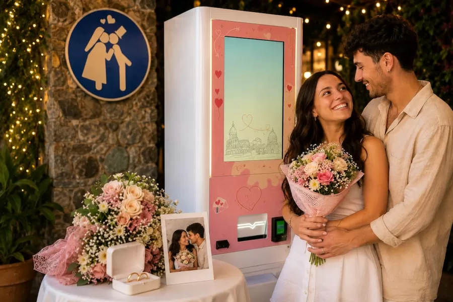 Wedding Machine, a Roma spopola la macchina dell’amore