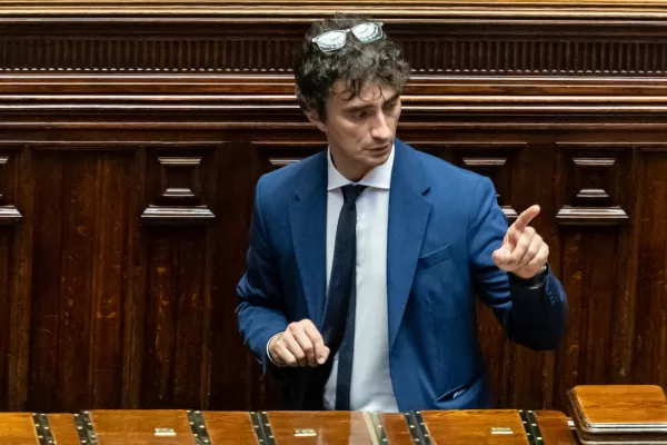 Galeazzo Bignami FDI durante lo svolgimento del question time alla Camera dei Deputati a Roma, Mercoledì, 20 Maggio 2026  (foto Mauro Scrobogna / LaPresse) 

Galeazzo Bignami FDI in occasion of the question time in the Chamber of Deputies in Rome, Wednesday,   May 20 2026. (Photo by Mauro Scrobogna / LaPresse )