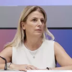la Sottosegretaria Fausta Bergamotto al tavolo nazionale per il settore automotive al. ministero delle imprese e del made in Italy RomaItalia  Martedì 14 Luglio  2026 – Politica – (foto di Cecilia Fabiano/ LaPresse) ,

the Undersecretary Fausta Bergamotto at National roundtable for the automotive sector at the Ministry of Business and Made in Italy  Rome Italy , July 14 , Tuesday 2026 – Politics – (photo by Cecilia Fabiano/LaPresse)