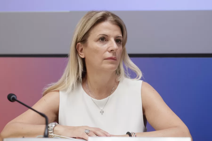 la Sottosegretaria Fausta Bergamotto al tavolo nazionale per il settore automotive al. ministero delle imprese e del made in Italy RomaItalia  Martedì 14 Luglio  2026 – Politica – (foto di Cecilia Fabiano/ LaPresse) ,

the Undersecretary Fausta Bergamotto at National roundtable for the automotive sector at the Ministry of Business and Made in Italy  Rome Italy , July 14 , Tuesday 2026 – Politics – (photo by Cecilia Fabiano/LaPresse)