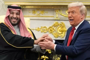 President Donald Trump meets Saudi Arabia’s Crown Prince Mohammed bin Salman in the Oval Office of the White House, Tuesday, Nov. 18, 2025, in Washington. (AP Photo/Evan Vucci) President Donald Trump meets Saudi Arabia’s Crown Prince Mohammed bin Salman in the Oval Office of the White House, Tuesday, Nov. 18, 2025, in Washington. (AP Photo/Evan Vucci)
