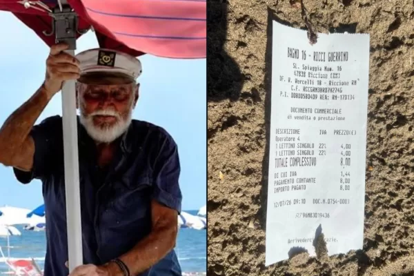 Riccione, lettini a 4 euro e ombrelloni gratis. Il miraggio dall’87enne Guerrino: “La gente spende tanto solo per venire. Alle 6:30 sono già in spiaggia” Riccione, lettini a 4 euro e ombrelloni gratis. Il miraggio dall’87enne Guerrino: “La gente spende tanto solo per venire. Alle 6:30 sono già in spiaggia”