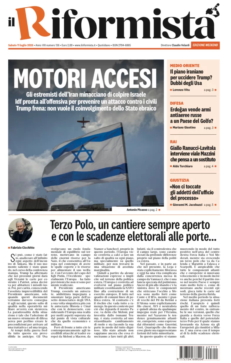 Quotidiano dell’11 Luglio 2026