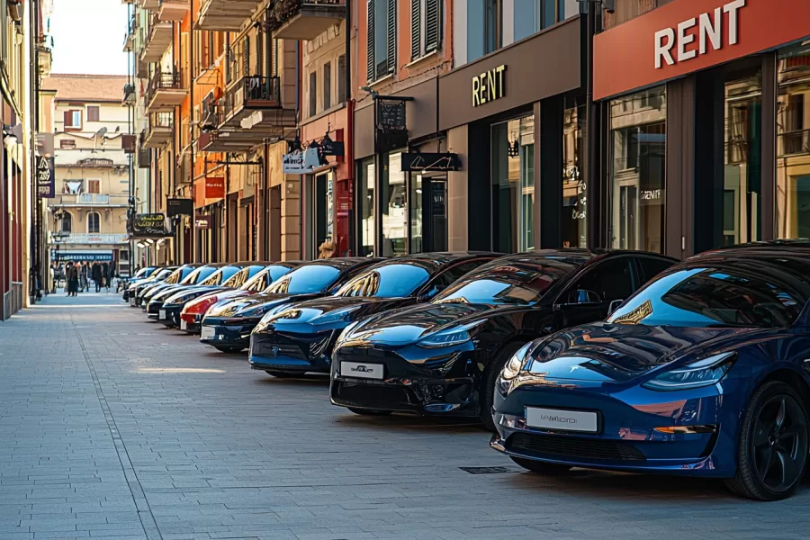 NOLEGGIO AUTO RENT CAR MACCHINE MACCHINA AUTOMOBILE GENERATE AI IA
