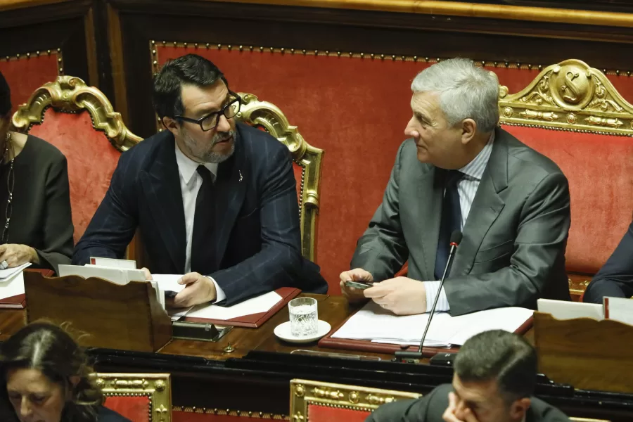 MATTEO SALVINI, MINISTRO TRASPORTI, ANTONIO TAJANI, MINISTRO MAECI