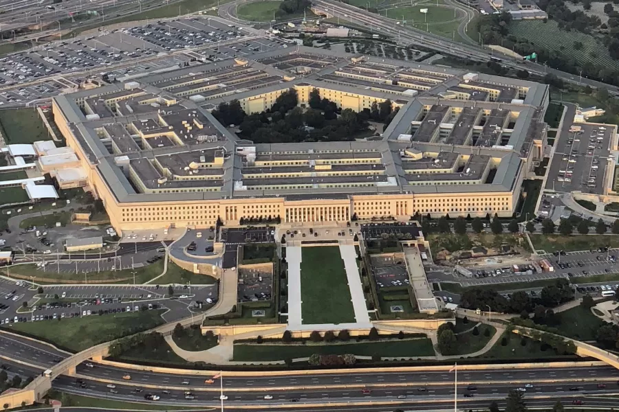 PENTAGONO SEDE DIPARTIMENTO DELLA DIFESA USA DIPARTIMENTO DELLA GUERRA