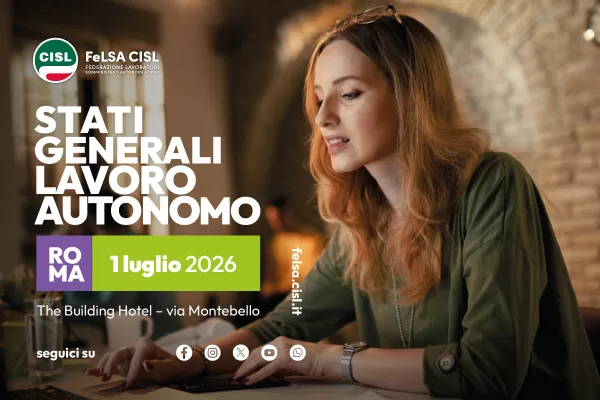 1 luglio, al via oggi gli Stati Generali del Lavoro Autonomo