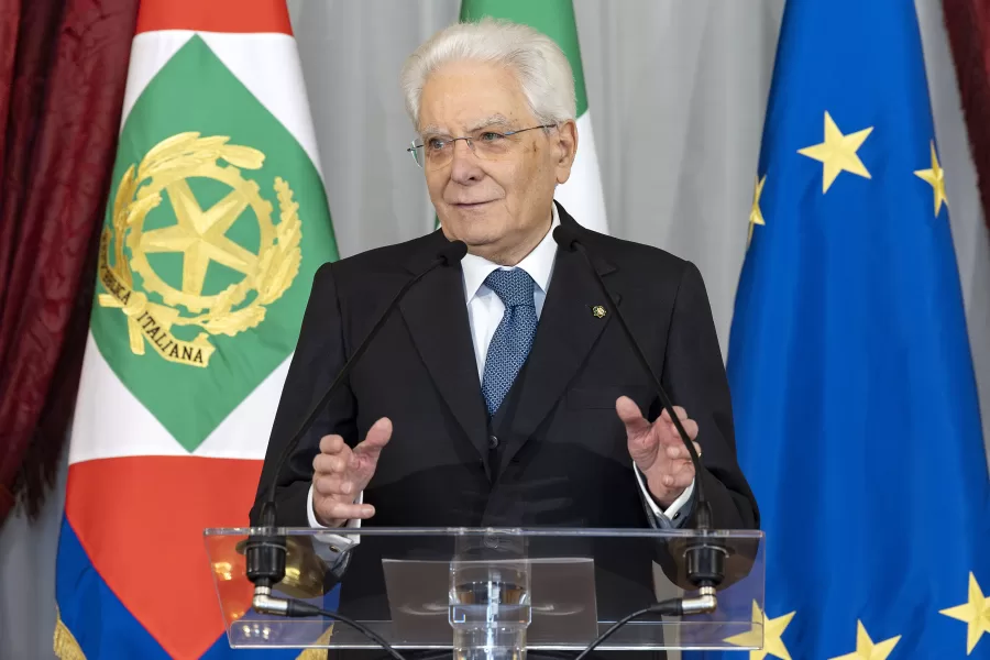 Roma – Il Presidente Sergio Mattarella nel corso dell’Incontro con le Nazionali italiane di Tennis femminile e maschile vincitrici della Billie Jean King Cup 2025 e della Coppa Davis 2025, oggi 4 maggio 2026
(Foto di Paolo Giandotti – Ufficio per la Stampa e la Comunicazione della Presidenza della Repubblica) Foto di Paolo Giandotti – Ufficio per la Stampa e la Comunicazione della Presidenza della Repubblica)/LaPresse 
04/05/2026 Roma, Italia
Politica 




(Foto di Paolo Giandotti – Ufficio per la Stampa e la Comunicazione della Presidenza della Repubblica)

DISTRIBUTION FREE OF CHARGE – NOT FOR SALE –