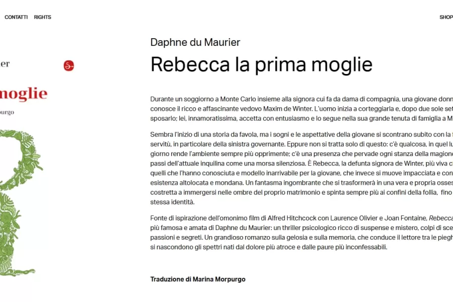 Rebecca era una grande donna, nuova traduzione della Prima moglie
