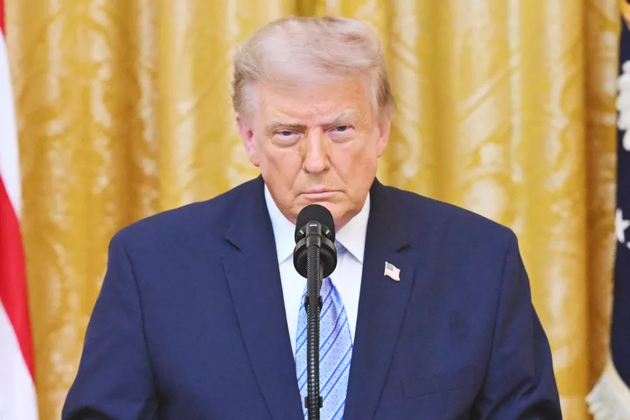 President Donald Trump speaks in the East Room of the White House, Thursday, July 16, 2026, in Washington. (Saul Loeb/Pool via AP) 



Associated Press / LaPresse
Only italy and spain