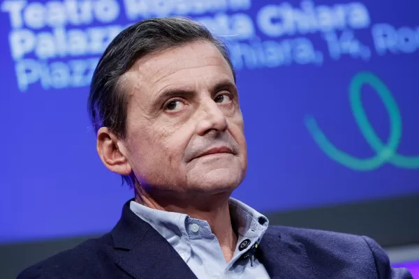 Il leader di Azione Carlo Calenda durante l’iniziativa “Idee per Roma”, Roma, Lunedì 1 Dicembre 2025 (Foto Roberto Monaldo / LaPresse)
Azione party leader Carlo Calenda during the “Ideas for Rome” initiative, Rome, Monday, December 1, 2025 (Photo by Roberto Monaldo / LaPresse) Il leader di Azione Carlo Calenda durante l’iniziativa “Idee per Roma”, Roma, Lunedì 1 Dicembre 2025 (Foto Roberto Monaldo / LaPresse)
Azione party leader Carlo Calenda during the “Ideas for Rome” initiative, Rome, Monday, December 1, 2025 (Photo by Roberto Monaldo / LaPresse)