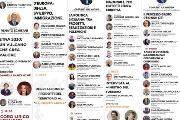 EtnaForum al via, da La Russa a Santanché, gli ospiti della seconda edizione che si chiuderà con lo show di Masini e il premio a Tardelli EtnaForum al via, da La Russa a Santanché, gli ospiti della seconda edizione che si chiuderà con lo show di Masini e il premio a Tardelli