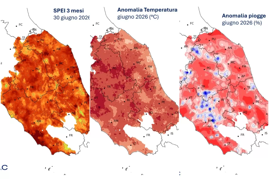 La geografia della siccità: troppa acqua quando piove, troppo poca quando serve