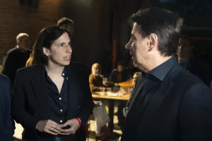 ELLY SCHLEIN, SEGRETARIA PARTITO DEMOCRATICO, GIUSEPPE CONTE, PRESIDENTE DEL MOVIMENTO 5 STELLE