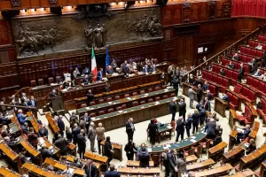 voto di fiducia sulla proroga degli aiuti militari all’Ucraina. Camera dei Deputati, Roma Mercoledì 11 Febbraio 2026 (foto Mauro Scrobogna / LaPresse)
vote of confidence in extending military aid to Ukraine. Chamber of Deputies, Rome, Wednesday February 11 2026. (Photo by Mauro Scrobogna / LaPresse) voto di fiducia sulla proroga degli aiuti militari all’Ucraina. Camera dei Deputati, Roma Mercoledì 11 Febbraio 2026 (foto Mauro Scrobogna / LaPresse)
vote of confidence in extending military aid to Ukraine. Chamber of Deputies, Rome, Wednesday February 11 2026. (Photo by Mauro Scrobogna / LaPresse)