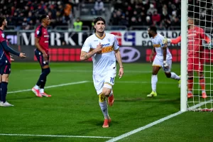 Lecce’s Omri Gandelman celebrates after scoring the goal for 0-1 during the Serie A soccer match between Cagliari Calcio and Lecce at the Unipol Domus in Cagliari, Sardinia – Monday, 16th February 2026. Sport – Soccer (Photo by Gianluca Zuddas/Lapresse) Lecce’s Omri Gandelman celebrates after scoring the goal for 0-1 during the Serie A soccer match between Cagliari Calcio and Lecce at the Unipol Domus in Cagliari, Sardinia – Monday, 16th February 2026. Sport – Soccer (Photo by Gianluca Zuddas/Lapresse)