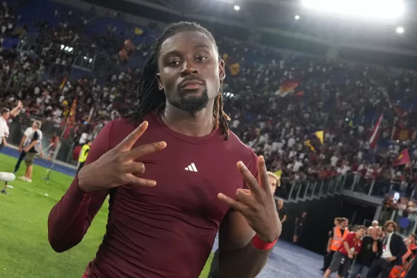 Romas Manu Kone during the Serie A EniLive soccer match between Roma and Fiorentina at the Rome’s Olympic stadium, Italy – Monday August 24, 2026 – Sport Soccer ( Photo by Alfredo Falcone/LaPresse ) Romas Manu Kone during the Serie A EniLive soccer match between Roma and Fiorentina at the Rome’s Olympic stadium, Italy – Monday August 24, 2026 – Sport Soccer ( Photo by Alfredo Falcone/LaPresse )