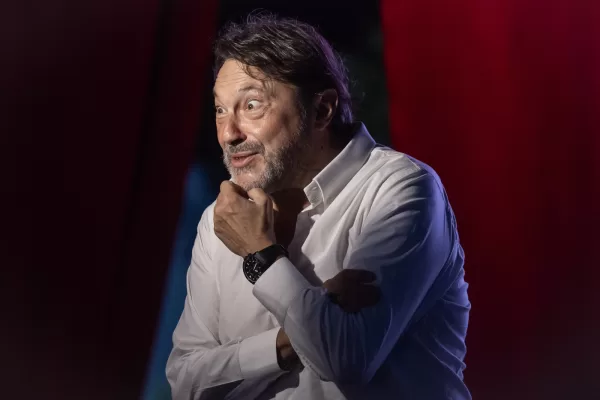 Il giornalista Sigfrido Ranucci in occasione del suo spettacolo Diario di un trapezista. Cerveteri RM , Martedì 25 Agosto 2026 (foto Mauro Scrobogna / LaPresse) 

Journalist Sigfrido Ranucci on the occasion of his show “Diary of a Trapeze Artist.” Cerveteri RM , Tuesday August 25  2026. (Photo by Mauro Scrobogna / LaPresse).