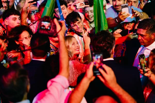 Il Presidente del Consiglio, Giorgia Meloni,  a Bari , 4 Settembre 2026 (Foto Filippo Attili/Palazzo Chigi/LaPresse)

DISTRIBUTION FREE OF CHARGE – NOT FOR SALE – Obbligatorio citare la fonte LaPresse/Palazzo Chigi/Filippo Attili