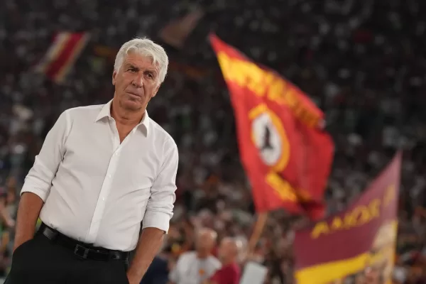 Romas head coach Gian Piero Gasperini during the Serie A EniLive soccer match between Roma and Atalanta at the Rome’s Olympic stadium, Italy – Saturday September 5, 2026 – Sport Soccer ( Photo by Alfredo Falcone/LaPresse ) Romas head coach Gian Piero Gasperini during the Serie A EniLive soccer match between Roma and Atalanta at the Rome’s Olympic stadium, Italy – Saturday September 5, 2026 – Sport Soccer ( Photo by Alfredo Falcone/LaPresse )