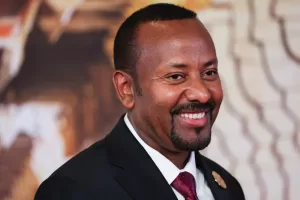 Prime Minister of Ethiopia Abiy Ahmed Ali attends the BRICS Summit in New Delhi, India, Saturday, Sept. 12, 2026. (Alexander Kazakov, Sputnik, Kremlin/Pool Photo via AP)