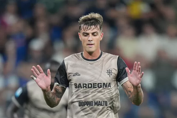 Cagliari’s Daniel Maldini celebrates after scoring 1-2 during the Serie A soccer match between Atalanta and Cagliari at New Balance Arena in Bergamo , Italy – September 12, 2026. Sport – Soccer (Photo by Spada/LaPresse) Cagliari’s Daniel Maldini celebrates after scoring 1-2 during the Serie A soccer match between Atalanta and Cagliari at New Balance Arena in Bergamo , Italy – September 12, 2026. Sport – Soccer (Photo by Spada/LaPresse)