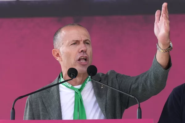 Massimiliano Romeo during the Traditional Lega Rally in Pontida ( Bergamo ) , North Italy – Sunday , September 20 , 2026 . News (Photo by Spada/LaPresse) Massimiliano Romeo during the Traditional Lega Rally in Pontida ( Bergamo ) , North Italy – Sunday , September 20 , 2026 . News (Photo by Spada/LaPresse)