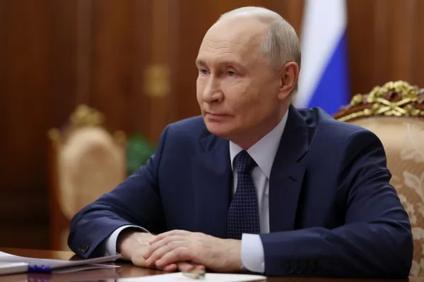 Russian President Vladimir Putin listens to Ella Pamfilova, head of Russia’s Central Election Commission during their meeting in Moscow, Monday, Sept. 28, 2026. (Vyacheslav Prokofyev, Sputnik, Kremlin Pool Photo via AP)
Associated Press / LaPresse
Only italy and spain Russian President Vladimir Putin listens to Ella Pamfilova, head of Russia’s Central Election Commission during their meeting in Moscow, Monday, Sept. 28, 2026. (Vyacheslav Prokofyev, Sputnik, Kremlin Pool Photo via AP)
Associated Press / LaPresse
Only italy and spain
