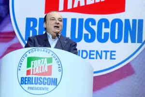 Fulvio Martusciello MEP in occasione del Consiglio Nazionale di Forza Italia FI tenutosi a Roma Sabato 05 Aprile 2025 (foto Mauro Scrobogna / LaPresse)
Fulvio Martusciello MEP on the occasion of the National Council of Forza Italia FI held in Rome on Saturday April 05 2025. (Photo by Mauro Scrobogna / LaPresse) Fulvio Martusciello MEP in occasione del Consiglio Nazionale di Forza Italia FI tenutosi a Roma Sabato 05 Aprile 2025 (foto Mauro Scrobogna / LaPresse)
Fulvio Martusciello MEP on the occasion of the National Council of Forza Italia FI held in Rome on Saturday April 05 2025. (Photo by Mauro Scrobogna / LaPresse)