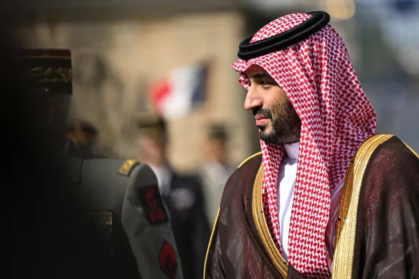 Saudi Arabia’s Crown Prince Mohammed bin Salman attends a welcome ceremony at the Hotel des Invalides in Paris, as part of a two-day official visit to France, Monday Aug. 24, 2026. (Julie Sebadelha/Pool Photo via AP) Saudi Arabia’s Crown Prince Mohammed bin Salman attends a welcome ceremony at the Hotel des Invalides in Paris, as part of a two-day official visit to France, Monday Aug. 24, 2026. (Julie Sebadelha/Pool Photo via AP)