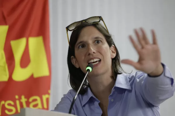 La segretaria del Partito Democratico Elly Schlein interviene al Convegno dell’Unione degli Universitari  — Roma—Italia — Venerdì 18 Settembre  2026 – Politica – (foto di Cecilia Fabiano/ LaPresse) ,

Democratic Party Secretary Elly Schlein speaks at the Union of University Students conference. — Rome— Italy , September 18 , Friday 2026 – Politics – (photo by Cecilia Fabiano/LaPresse)