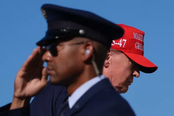 President Donald Trump boards Air Force One at Morristown Airport, Monday, Sept. 7, 2026, in Morristown, N.J. (AP Photo/Julia Demaree Nikhinson) President Donald Trump boards Air Force One at Morristown Airport, Monday, Sept. 7, 2026, in Morristown, N.J. (AP Photo/Julia Demaree Nikhinson)
